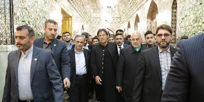 تشرف نخست&zwnj;وزیر پاکستان به حرم رضوی