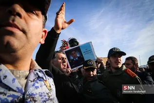 تشییع پیکر امیر سرتیپ دوم خلبان شهید محمدرضا رحمانی