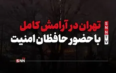 تهران در آرامش کامل با حضور حافظان امنیت + فیلم