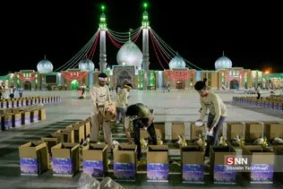 رزمایش کمک‌های مومنانه بسیج دانشجویی استان قم در مسجد مقدس جمکران