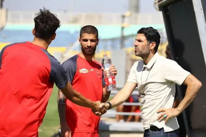 تمرین تاکتیکی پرسپولیس با حضور بادامکی +عکس