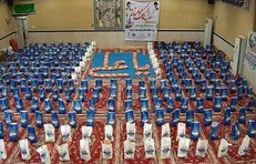جهادگران افسران ولایت بوشهر ۵۰۰ بسته مواد غذایی بین نیازمندان توزیع کردند