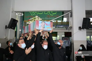 تشییع پیکر شهید مدافع حرم «رضا فرزانه»