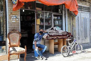 توزیع ماسک در محله هرندی