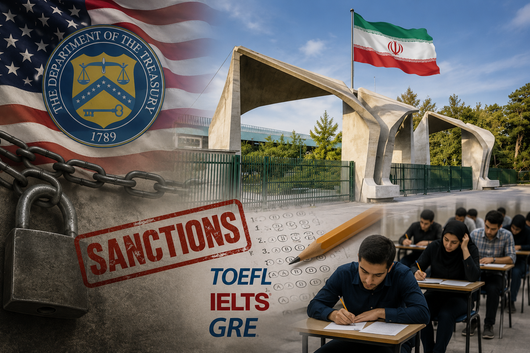تیغ تحریم آمریکا روی گلوی دانشگاه/ تحریم‌ها به آزمون‌های علمی رسید