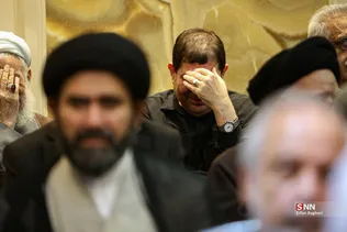 مراسم اربعین شهید علی لاریحانی در مسجد امام صادق(ع)