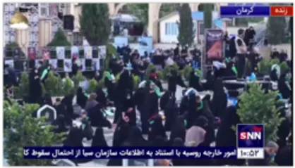 مراسم شیرخوارگان حسینی در مزار شهید حاج قاسم سلیمانی