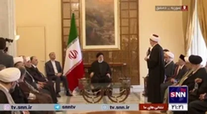 دیدار رئیس جمهور با وزیر اوقاف سوریه و علمای ارشد دمشق