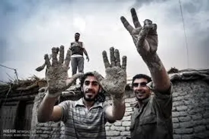 کمبود آب آشامیدنی هم نتوانست جهادگران را از پای درآورد