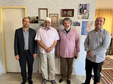 عیادت معاون سیما از «محمد فیلی» بازیگر پیشکسوت سینما و تلویزیون