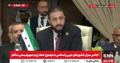 جولانی: دشمنی اسرائیل علیه غزه و سوریه ادامه دارد + فیلم