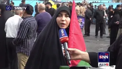محکومیت اقدام وحشیانه رژیم صهیونیستی توسط شهروند تهرانی به زبان&zwnj;های عربی و عبری