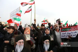تجمع مردم تهران در دفاع از امنیت، ثبات و اقتدار ایران