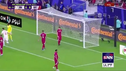گل اول ایران به قطر