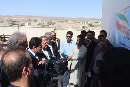 بازدید معاون رئیس جمهوری از پروژه آبرسانی مشترک ایران، ژاپن و سازمان ملل در چابهار