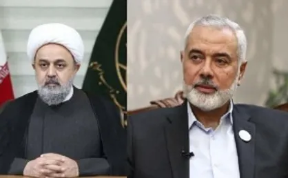 قدردانی اسماعیل هنیه از دبیرکل مجمع جهانی تقریب مذاهب اسلامی
