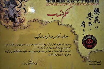 استاد مدعو دانشگاه آزاد کرج مربی برتر کاراته سال ۹۶ شد