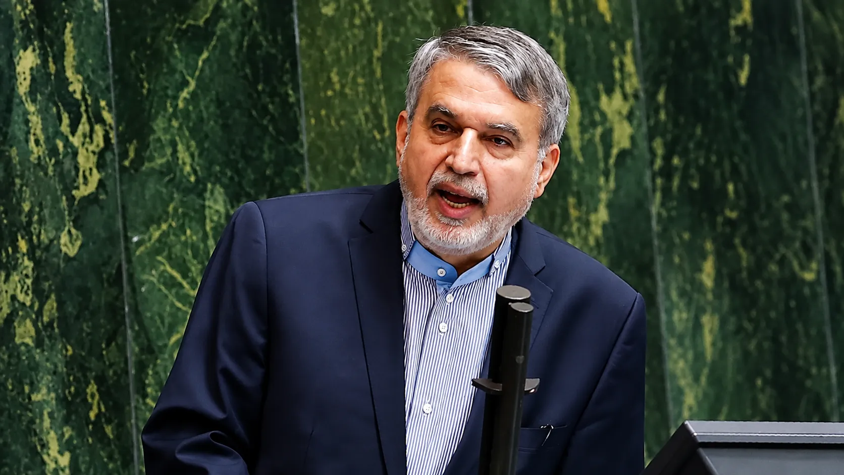 صالحی‌امیری: دنیا پذیرفته ایران قوی و شکست‌ناپذیر است + فیلم