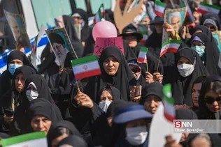 راهپیمایی بانوان فاطمی در شیراز