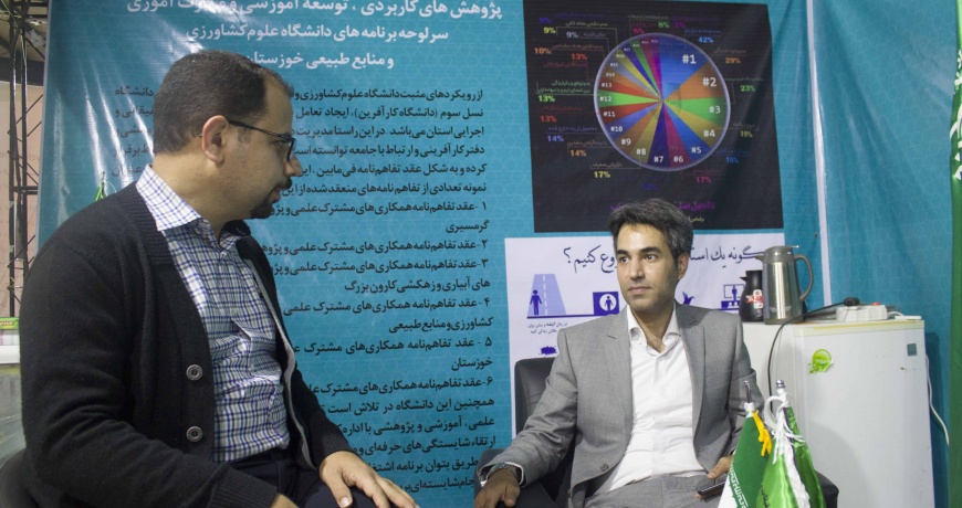 نمایشگاه دستاوردهای پژوهش و فناوری و ششمین فن بازار استان خوزستان