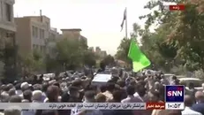 حضور گسترده مردم در مراسم تشییع پیکر مرحومه سبا بابایی (کونیکو یامامورا) مادر شهید محمد بابایی