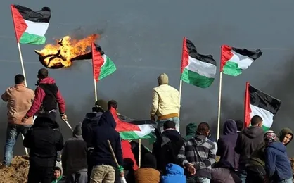 برگزاری راهپیمایی بازگشت با موضوع مخالفت با اظهارات سفیر آمریکا