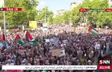 تجمع حامیان فلسطین در اسپانیا + فیلم