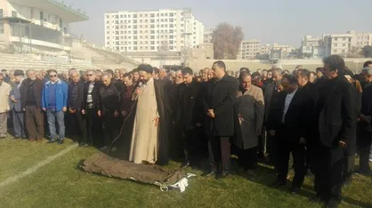 مراسم تشییع پیکر صالحی با حضور بزرگان فوتبال ایران انجام شد
