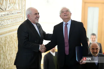 دیدار جواد ظریف با جوزپ بورل