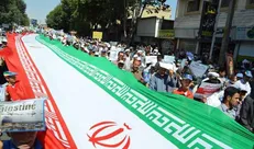 دانشگاهیان دانشگاه سمنان در راهپیمایی ۲۲ بهمن شرکت کردند