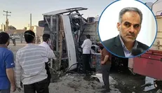 فوت ۷ نفر در تصادف اتوبوس سربازمعلمان/ جزئیات وضعیت مصدومان