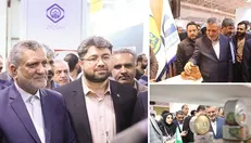 بازدید وزیر تعاون از نمایشگاه توانمندی‌های صادراتی ایران