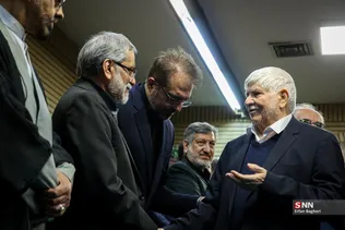 مراسم گرامیداشت شهید علی لاریجانی در مسجد بلال صدا و سیما