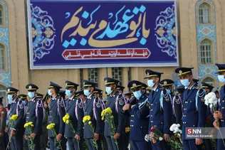 صبحگاه مشترک نیرو‌های مسلح در مسجد جمکران
