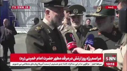 امیر حیدری در کنار سردار سلامی: به کوری چشم دشمنان، ارتشی و سپاهی یک لشکر الهی در رکاب ولایت هستند