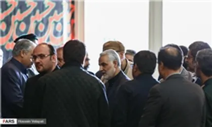 مراسم ختم پدر سرلشکر قاسم سلیمانی برگزار شد