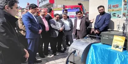 خودروی آتش&zwnj;نشانی مجهز به تجهیزات CBRN رونمایی شد