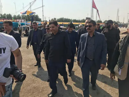 بازدید مخبر از نقاط مرزی خروجی زائران اربعین