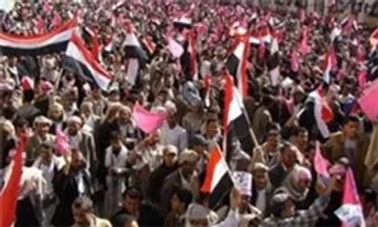 یمنی&zwnj;ها به حمایت از مسجدالاقصی برخاستند