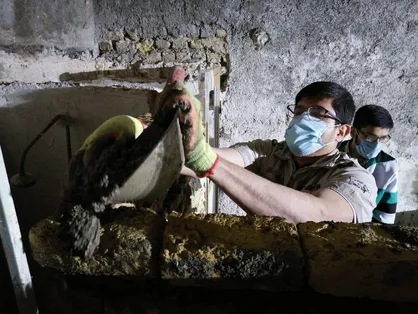 جهادگران بسیجی دانشگاه پیام نور بجنورد کار ساخت یک مدرسه را به اتمام رساندند