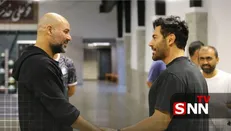 حضور علیرضا دبیر و محمدرضا گلزار در تمرین رقیب پرسپولیس / لشکرکشی آبی پوشان به فدراسیون کشتی + عکس