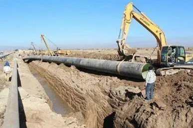 پروژه فاضلاب نهضت ملی مسکن دهدشت با اعتبار ۱۳۰ میلیارد تومان کلنگ‌زنی شد