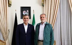 فرزین با پزشکیان دیدار و گفتگو کرد