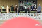 وداع با شهید مصطفی نامور در صبحگاه مشترک نیروهای مسلح قم
