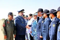 بازدید امیر سرتیپ واحدی از پایگاه شکاری شهید اردستانی امیدیه