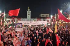 طنین نوای «الله‌اکبر» مردم رشت در قرار صدوهشتادوهفتم + فیلم