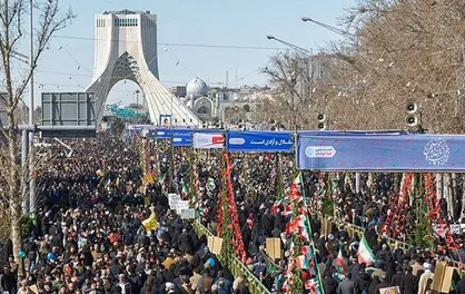 پوشش زنده مراسم ۲۲ بهمن توسط رسانه&zwnj;های روس