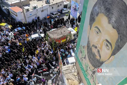تشییع پیکر مطهر شهید مدافع حرم &laquo;محمد جنتی&raquo;