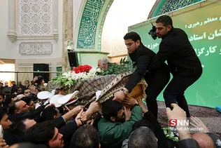 مراسم وداع با پیکر آیت الله هاشمی شاهرودی