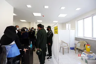 افتتاح پایگاه تجمیعی واکسیناسیون کرونا در پردیس 